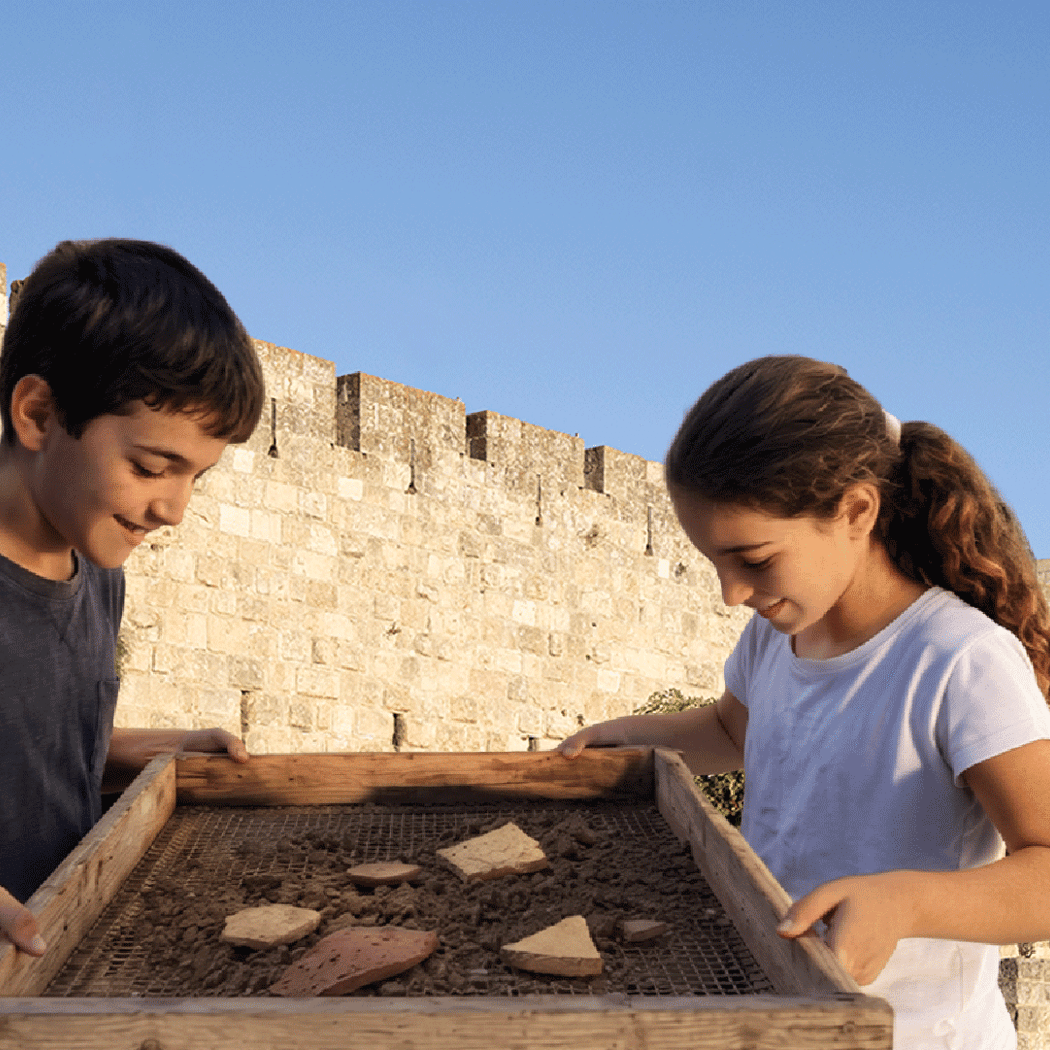 Soil Sifting at the Kishle Excavations 1