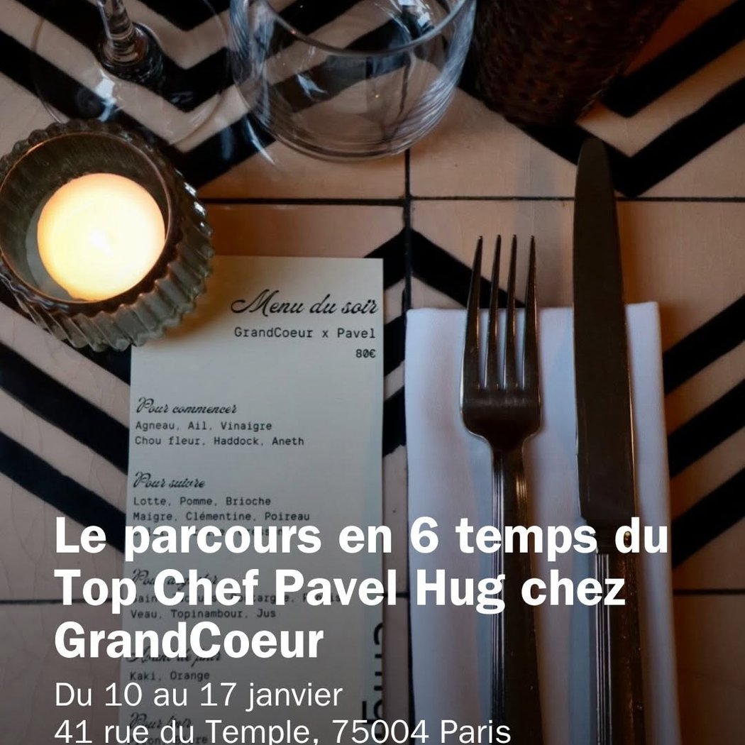 Le parcours en 6 temps du Top Chef Pavel Hug 1
