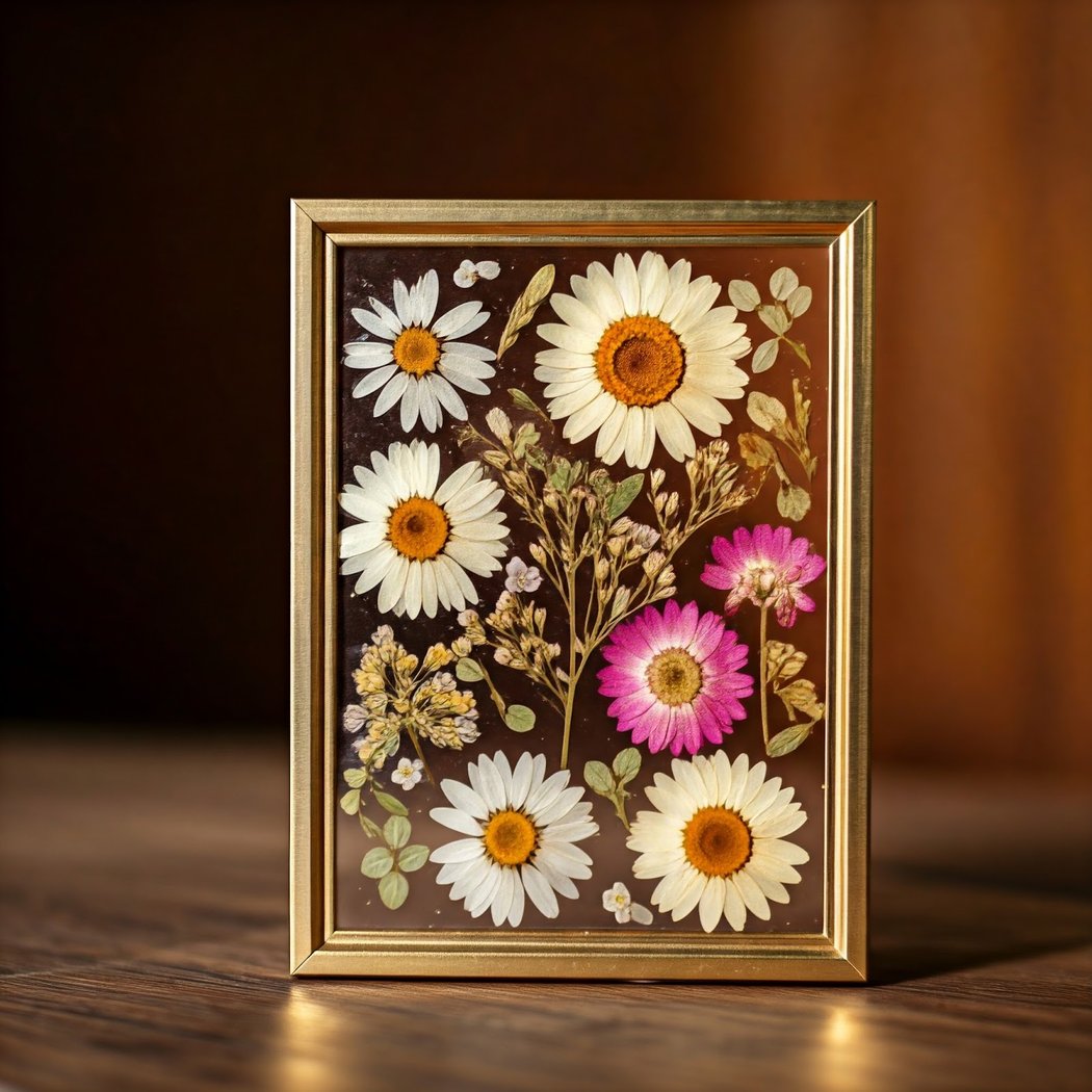 Pressed flower frame workshop 1