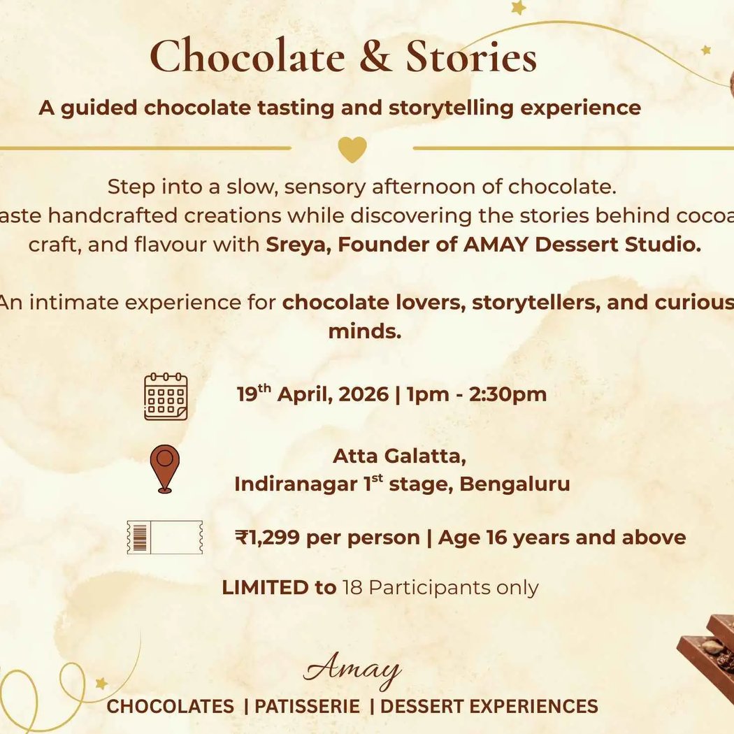 Chocolate & Stories: A Guided Chocolate Tasting and Storytelling Experience 1