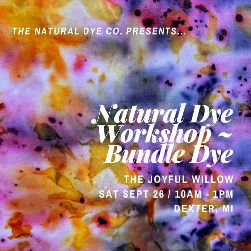 A Natural Dye Workshop ~ Bundle Dye 1