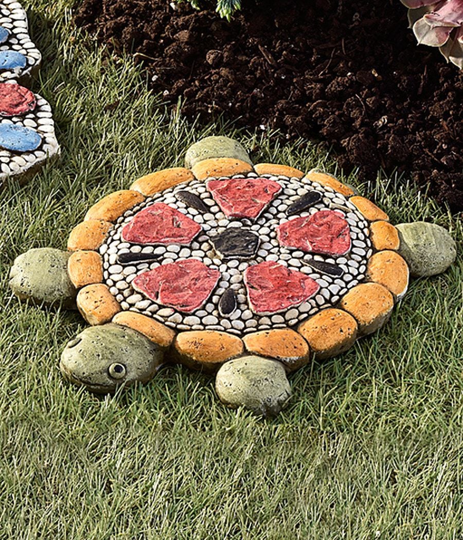 Garden Mosaic Stepping Stone Craft 3
