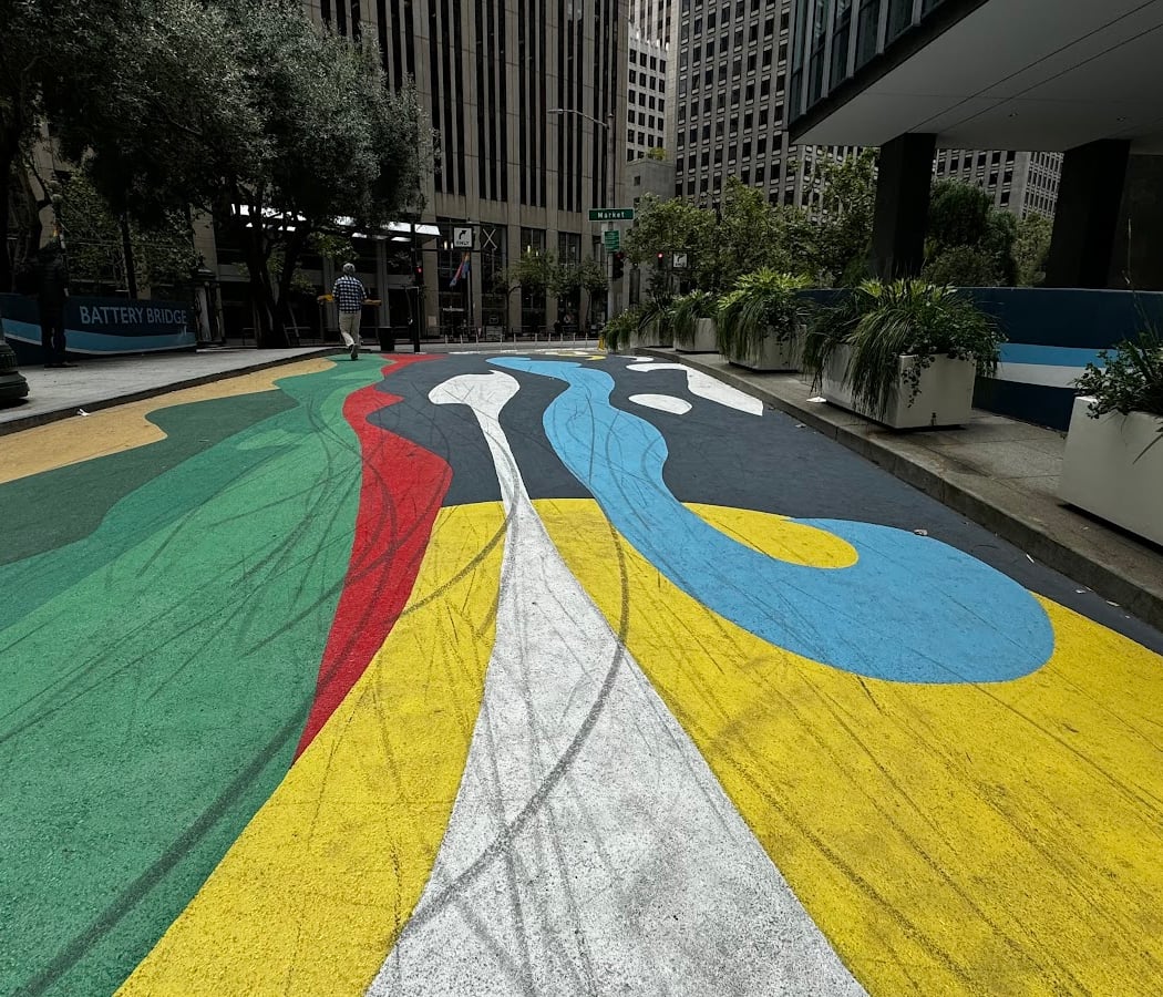 Battery Bridge Mural 1