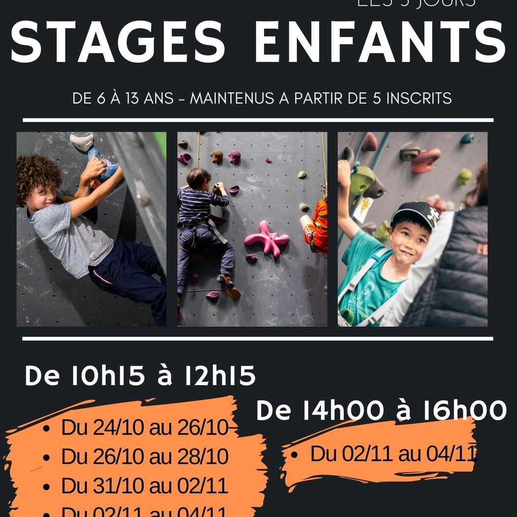 Stages Escalade Enfants 1
