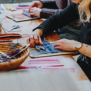 Atelier tissage avec Aurélia Leblanc 1