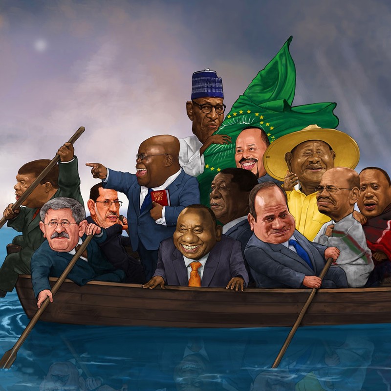 404: ACCOUNTABILITY NOT FOUND: Satirical Paintings of Bright Ackwerh 3