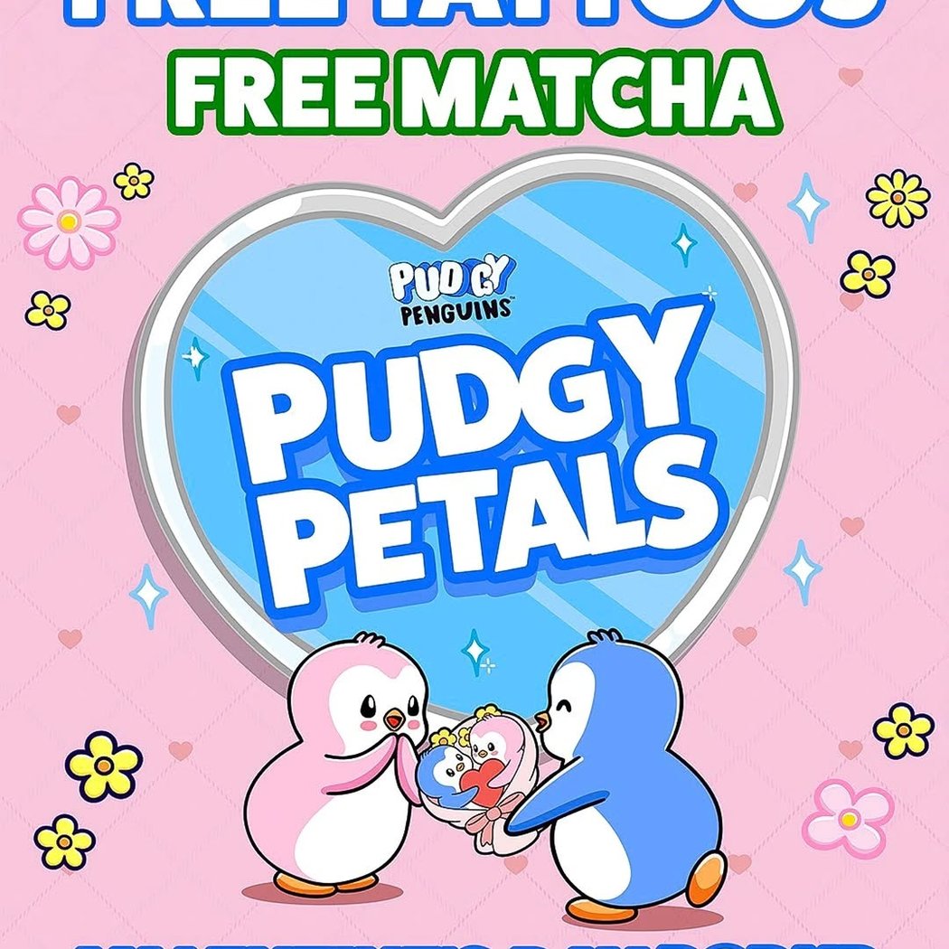 Pudgy Penguins ‘Pudgy Petals’ V-Day Pop-up 1