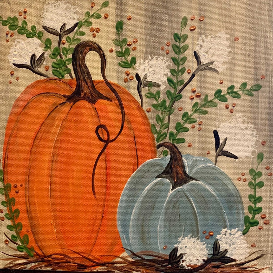 Country Pumpkin Painting Class 2