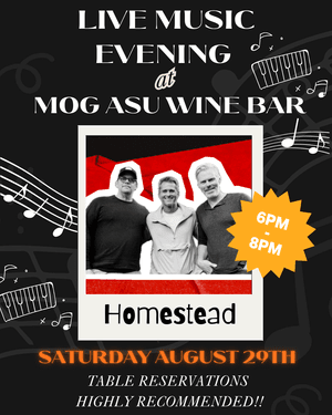 Live music with Homestead!!