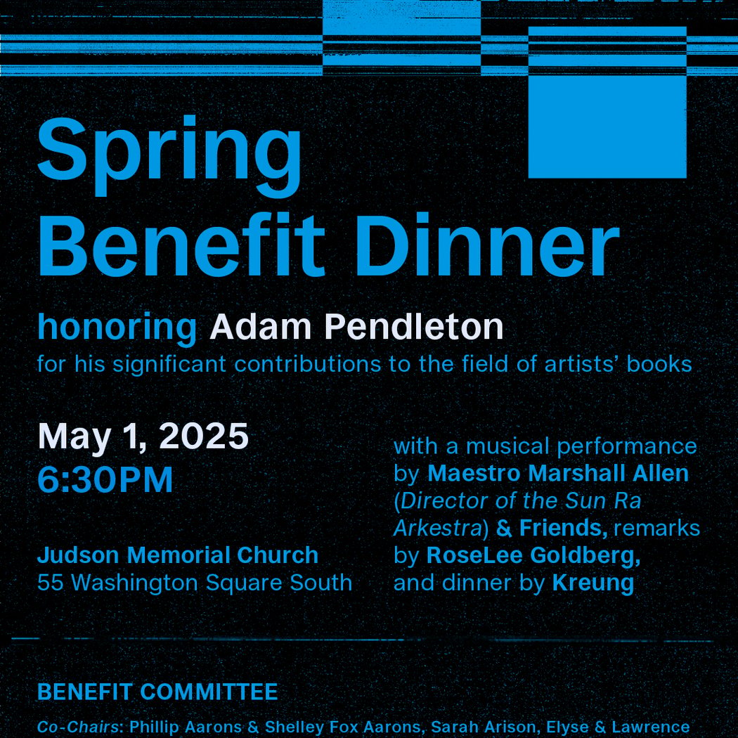 Printed Matter Spring Benefit Dinner 2025 1