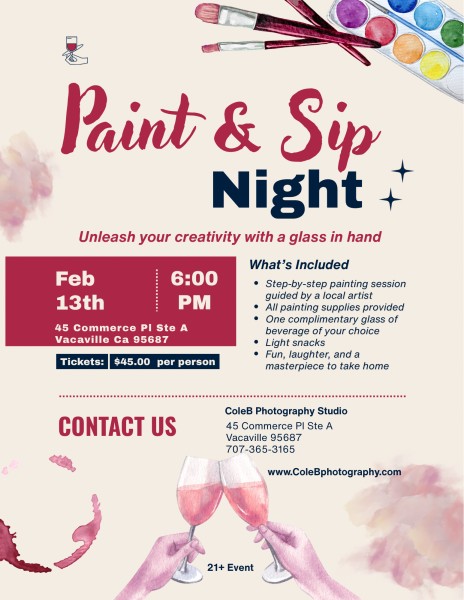 Paint & Sip Ladies Night 1