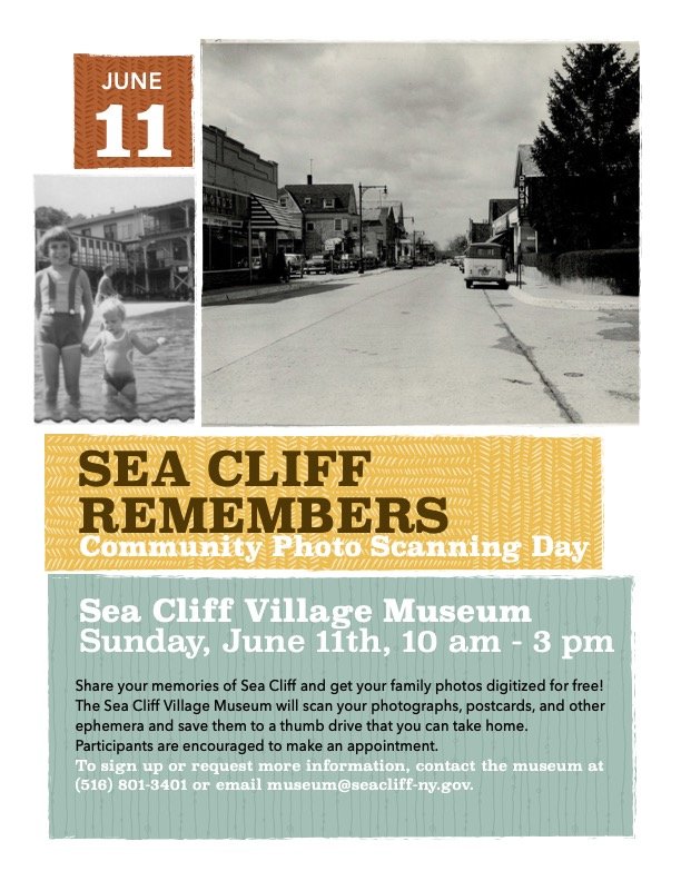 Sea Cliff Remembers: Community Photo Scanning Day 1