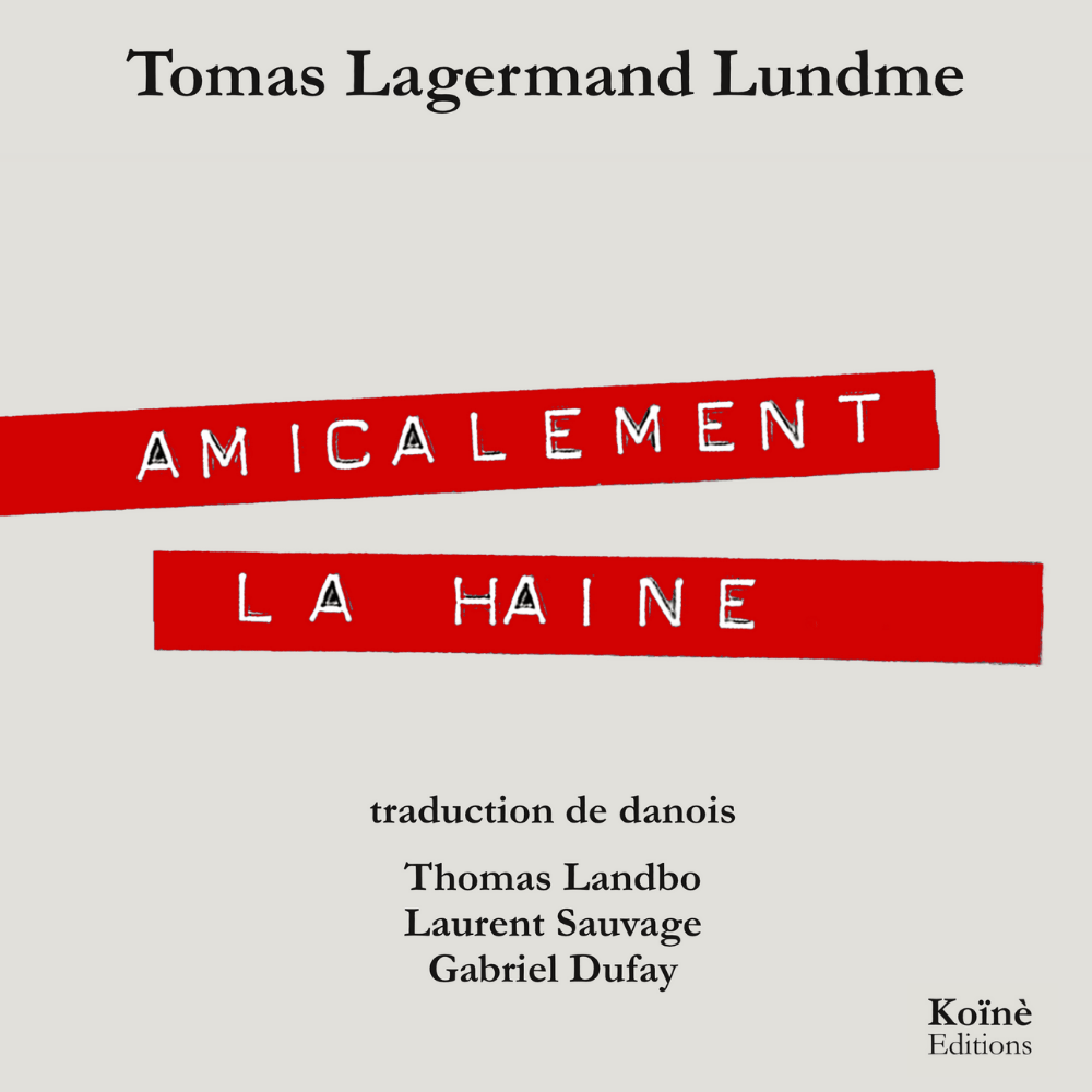 Talk & lancement du livre : Amicalement, la Haine 1