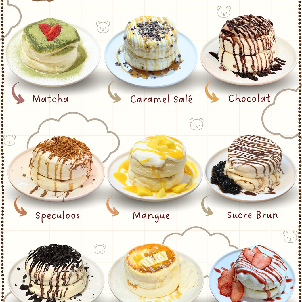 Kumori Café l Bubble tea l Fluffy pancake 1