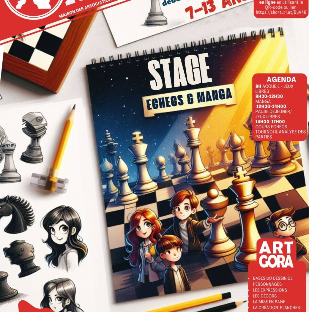 Stage échecs pour les vacances de la Toussaint 2025 1