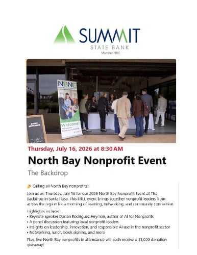 2026 North Bay Nonprofit Event (NBNE) Presented by Summit State Bank 1