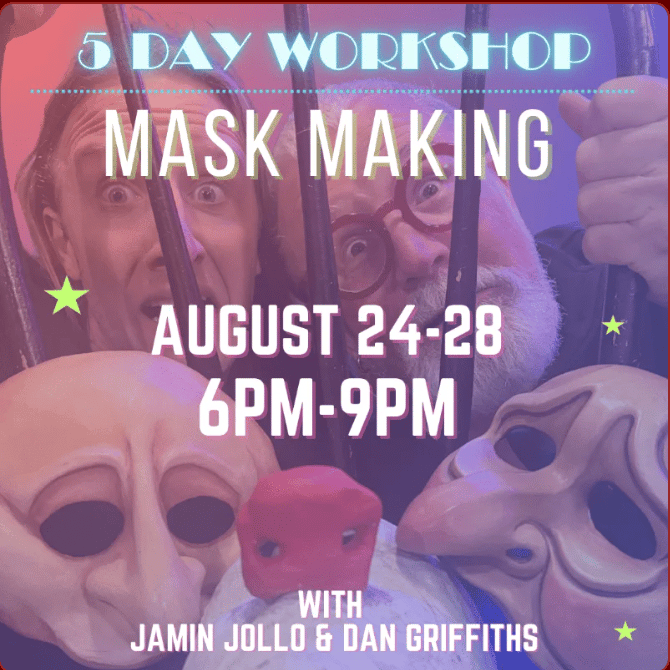 Mask Making with Jamin Jollo and Dan Griffiths