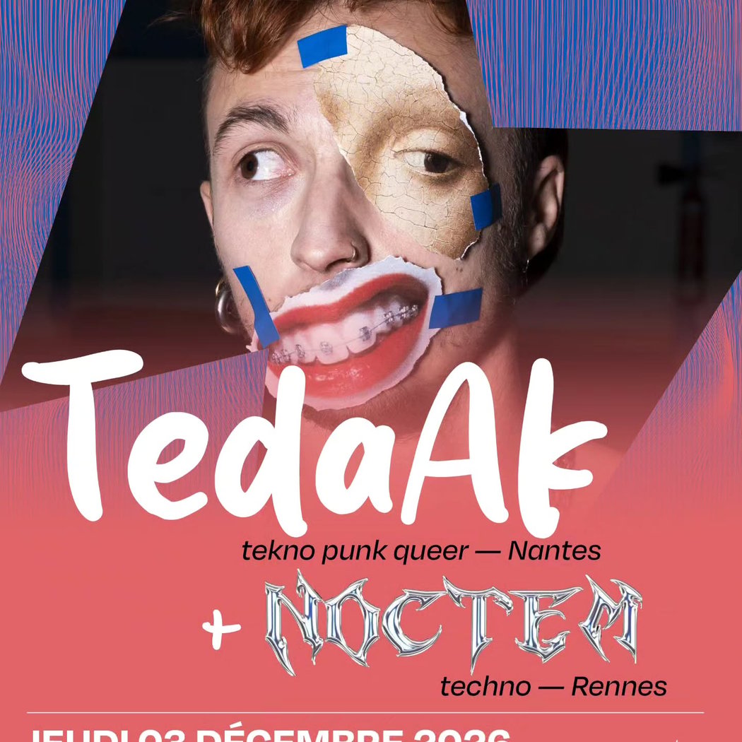 Tekno Punk Queer TedaAk + techno/drag Noctem 1