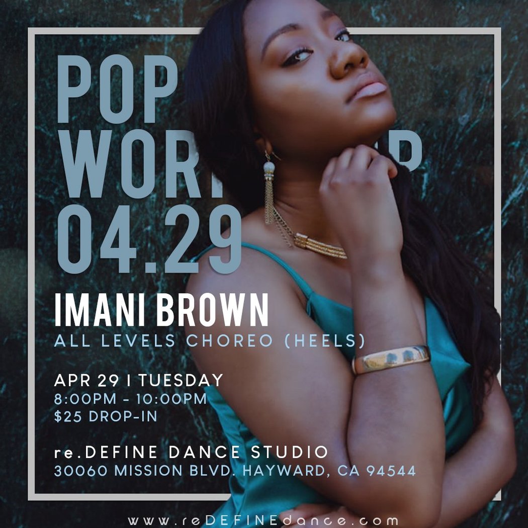 Pop Up Workshop w/ Imani Brown (All Levels Heelsl) 1