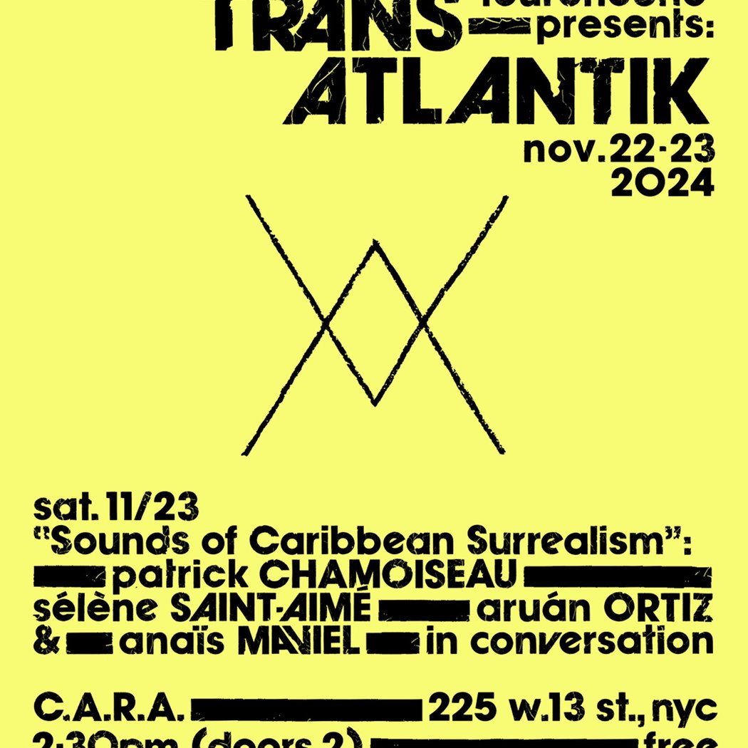 Sounds of Caribbean Surrealism: Patrick Chamoiseau, Sélène Saint-Aimé, Aruán Ortiz, and Anaïs Maviel in Conversation 1