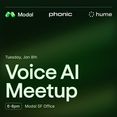 Voice AI Builders Meetup with Modal, Phonic & Hume 1