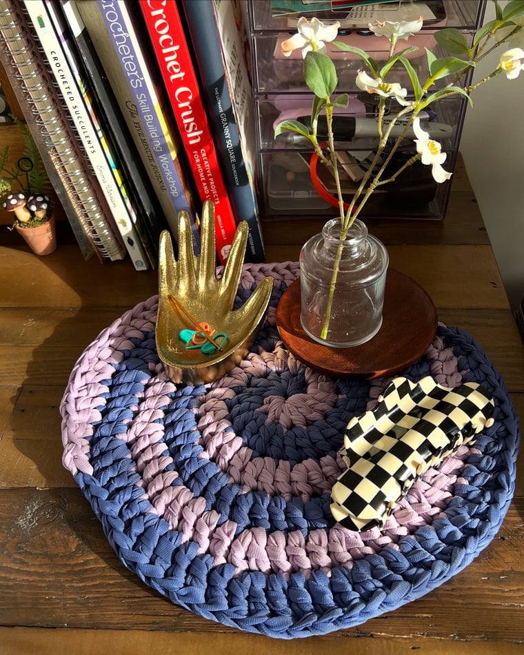 Crochet Spiral Placemat Class 1