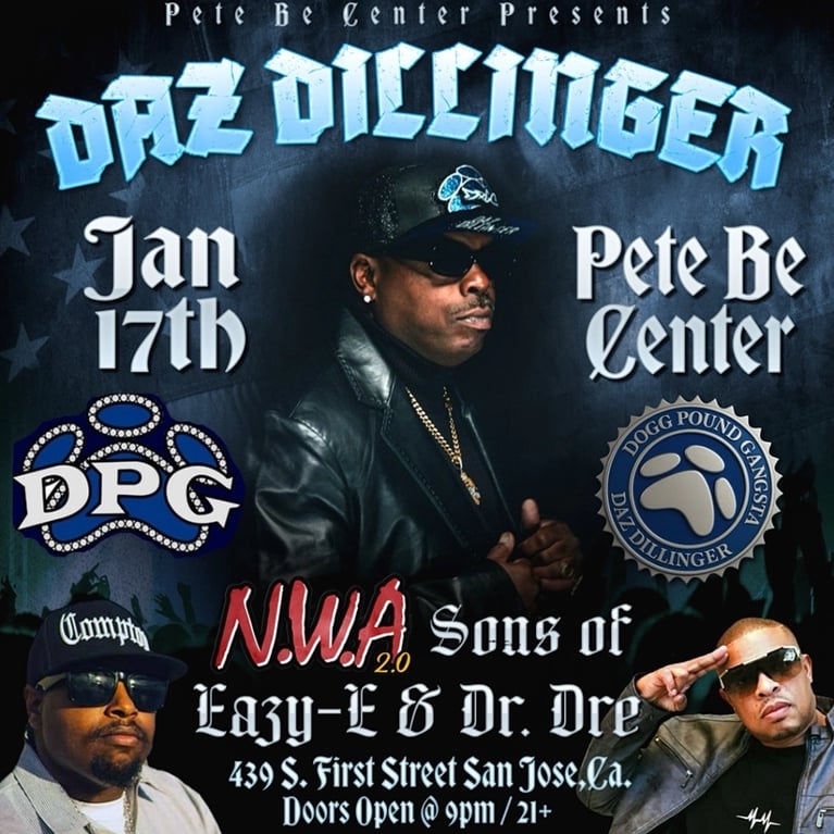Daz Dillinger at Pete Be Center 1