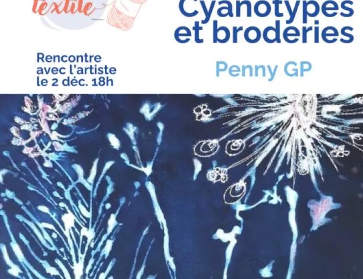 Exposition Cyanotypes et Broderies 1