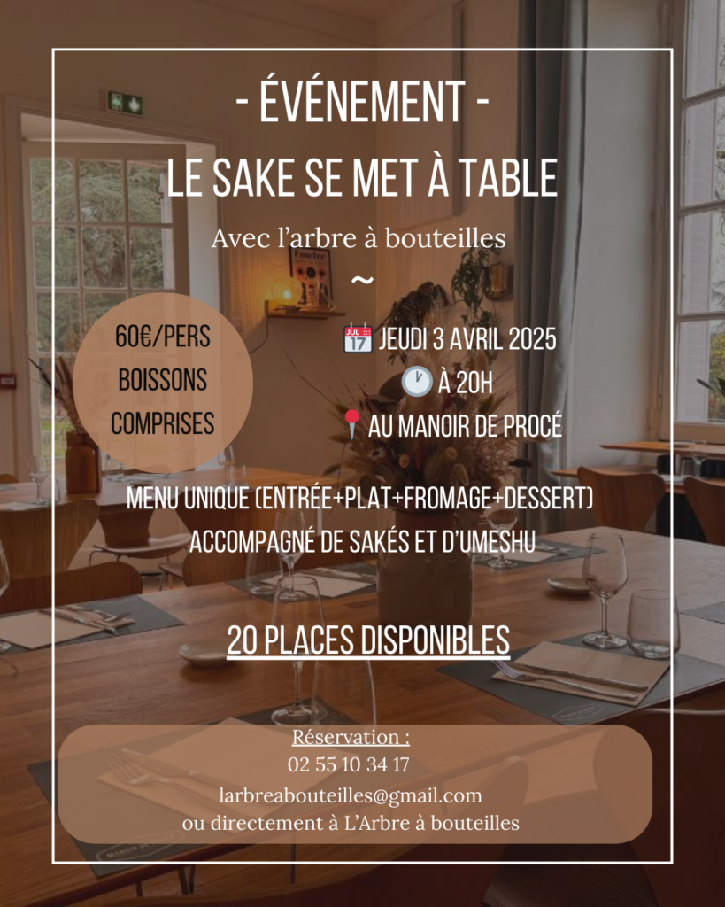 Dégustation Saké et Umeshu 1