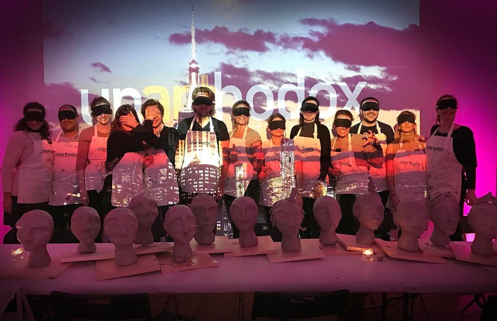 Blindfolded Sculpting Experience 2