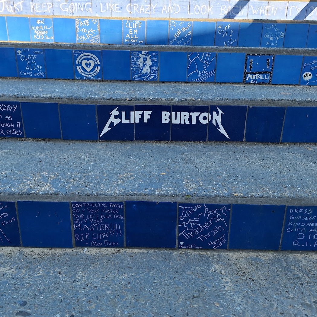 Cliff Burton Tribute Staircase 1