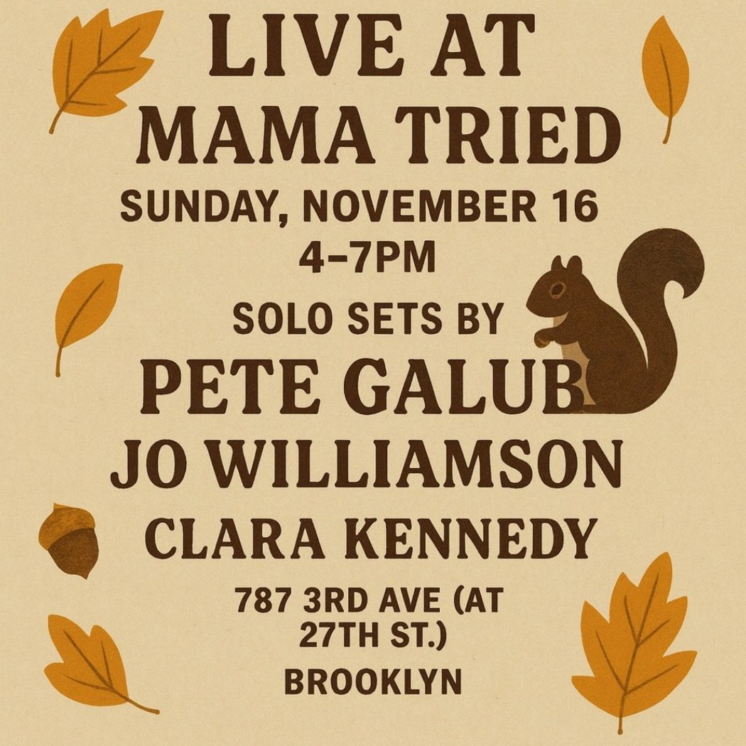 Pete Galub, Jo Williamson, Clara Kennedy 1