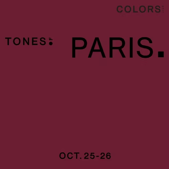 COLORS - TONES OF PARIS 2025 1