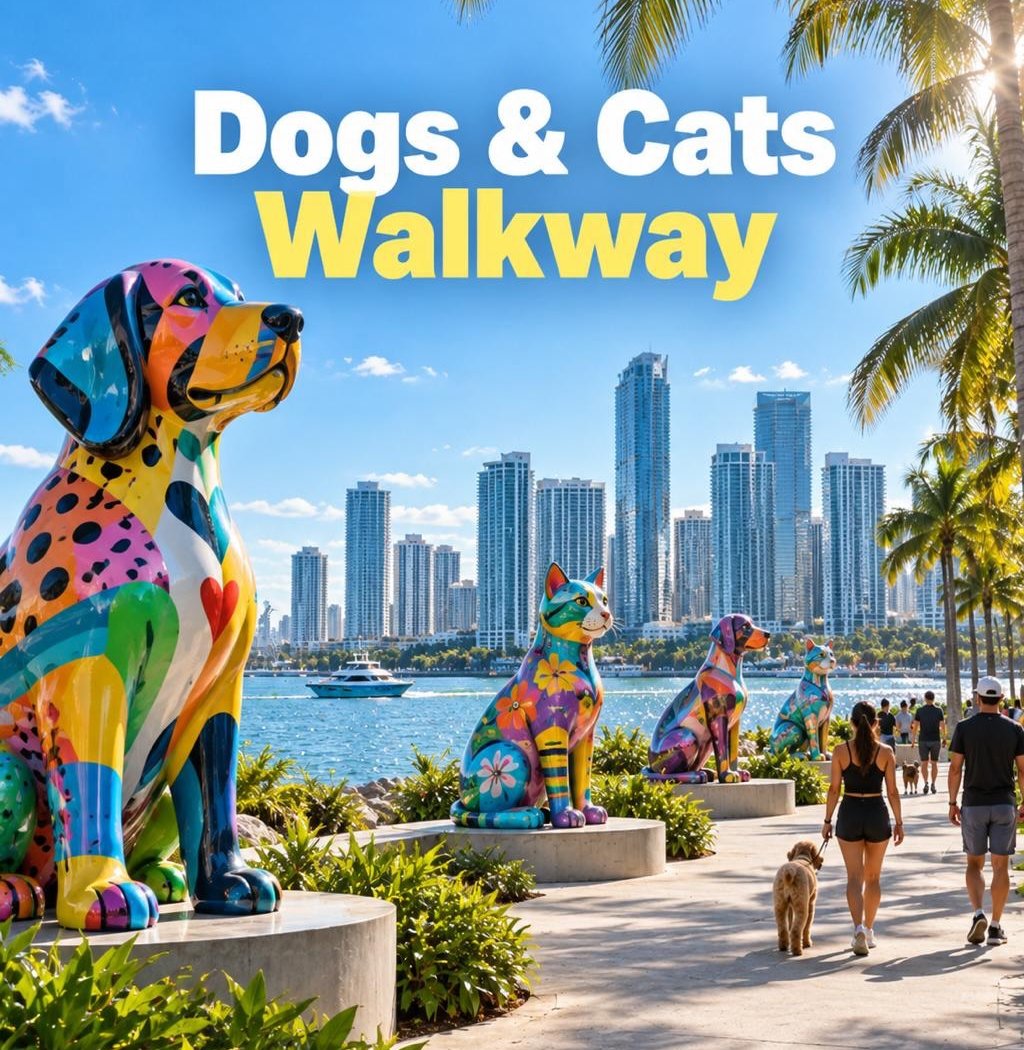 Dogs & Cats Walkway & Sculpture Gardens