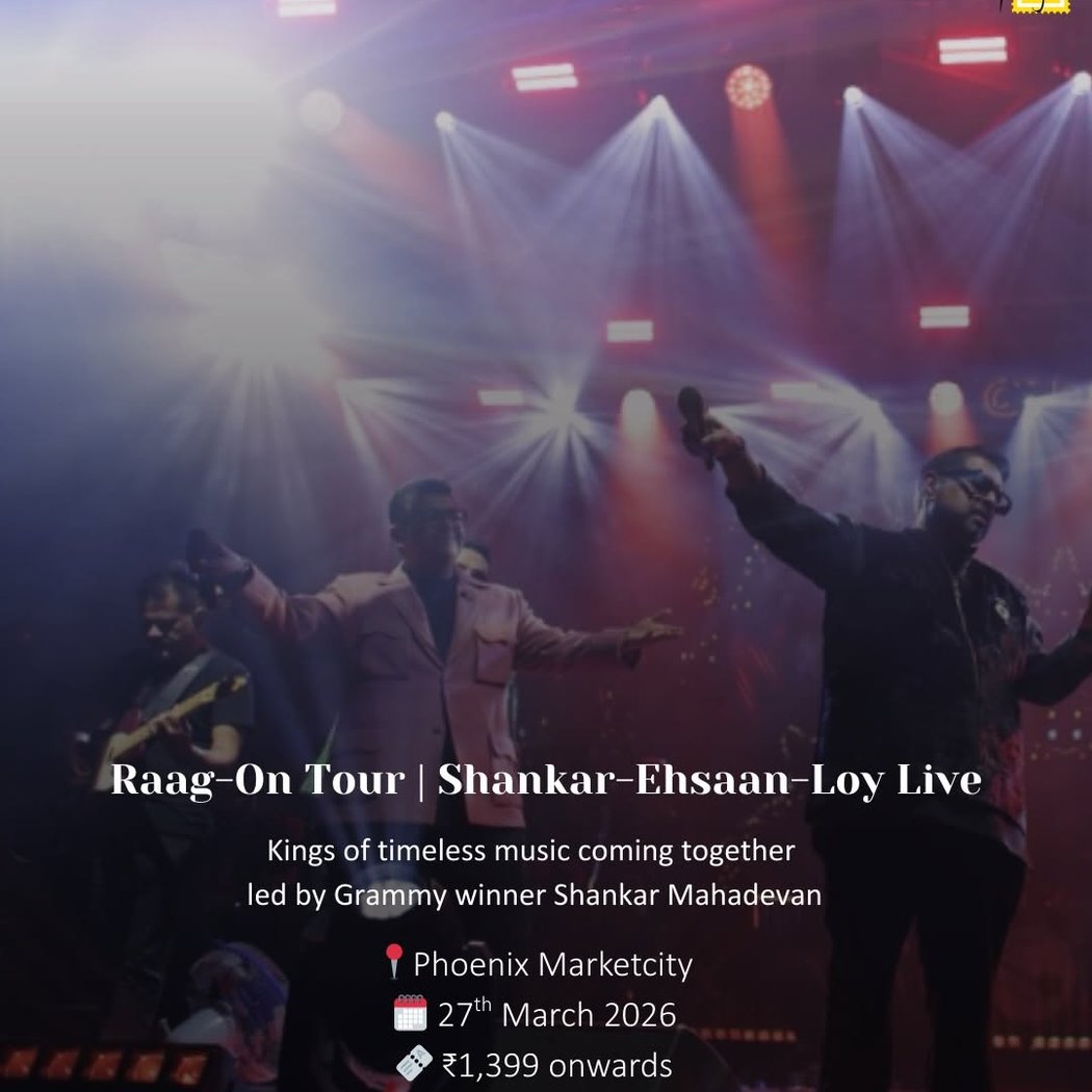 Raag-On Tour | Shankar-Ehsaan-Loy Live 1