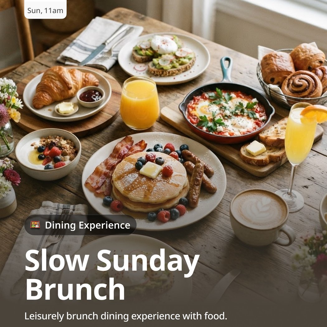 Slow Sunday Brunch