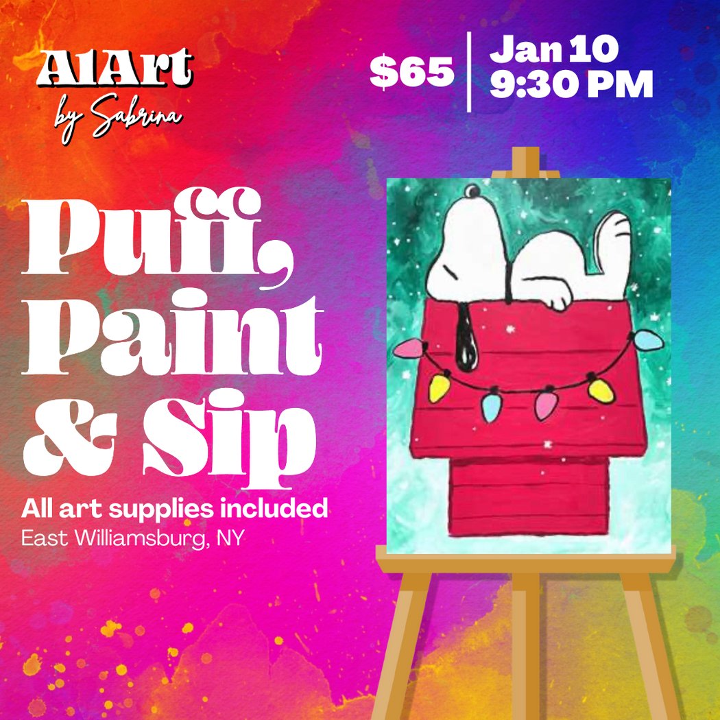 Puff, Paint and Sip Art Studio 1
