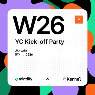 YC W26 Kick-off Party 1