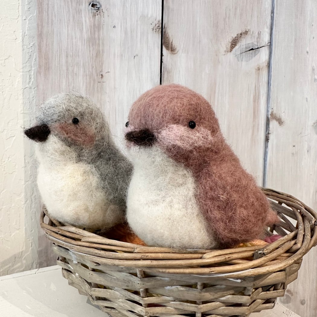 Spring Bird, Needle Felting Class 2