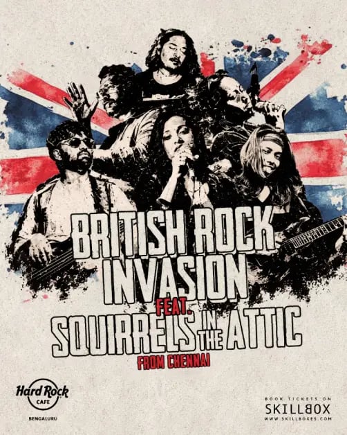 British Rock Invasion Ft. Squirrels in the Attic