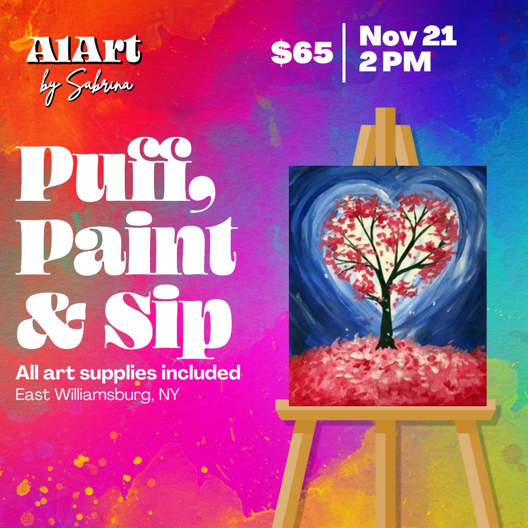 Puff, Paint and Sip Art Studio 1