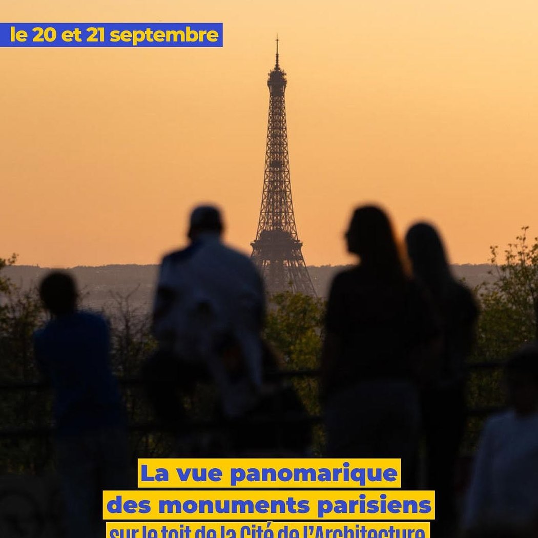 Vue panoramique des monuments parisiens 1