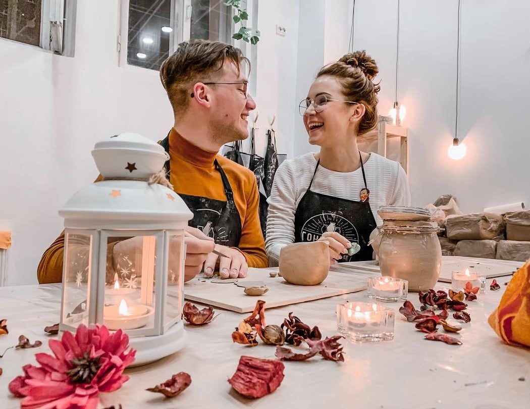 Date Night Pottery Class 1