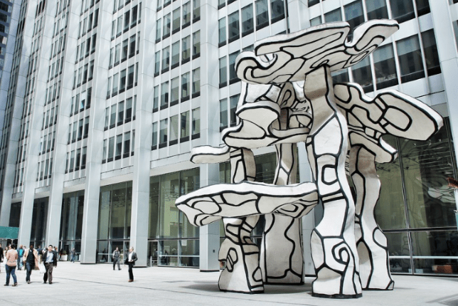 Group of Four Trees - Jean Dubuffet 2