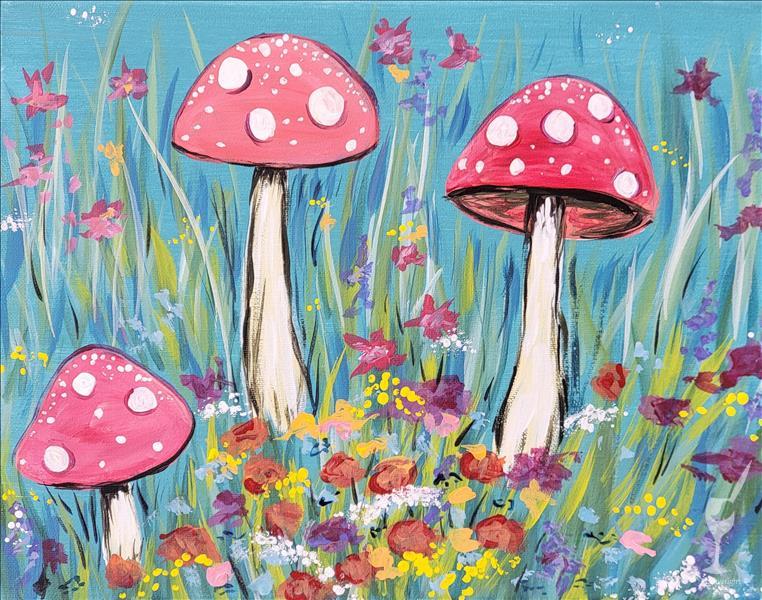 Whimsy Mushroom Field 1