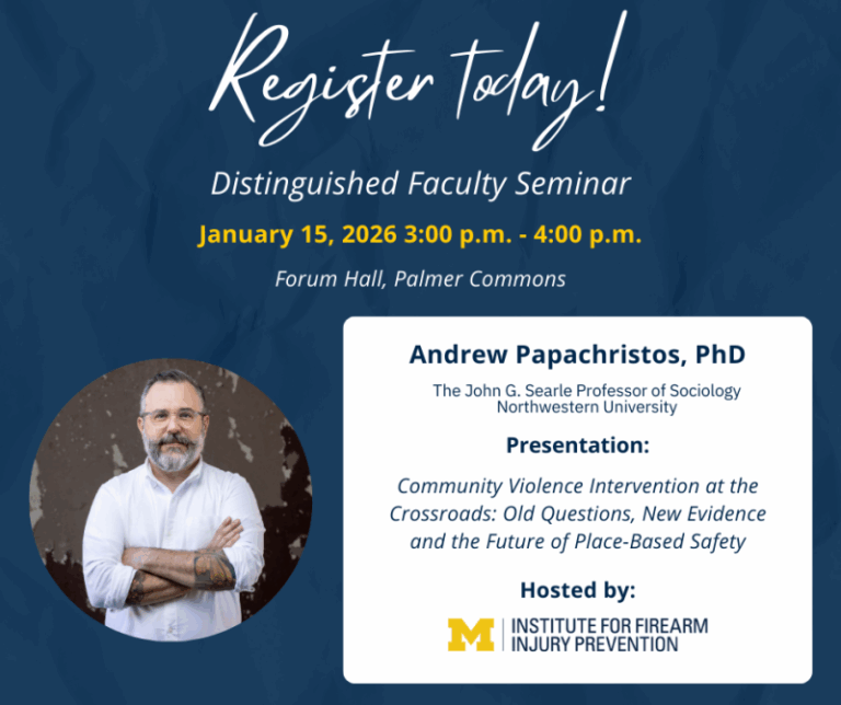 Distinguished Faculty Seminar: Dr. Andrew Papachristos 1