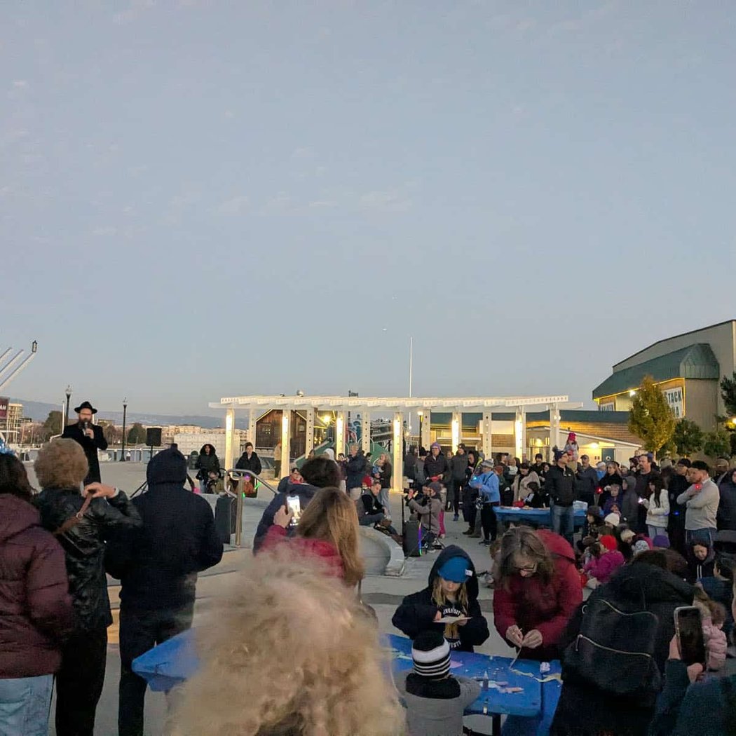 Public Menorah Lighting 1