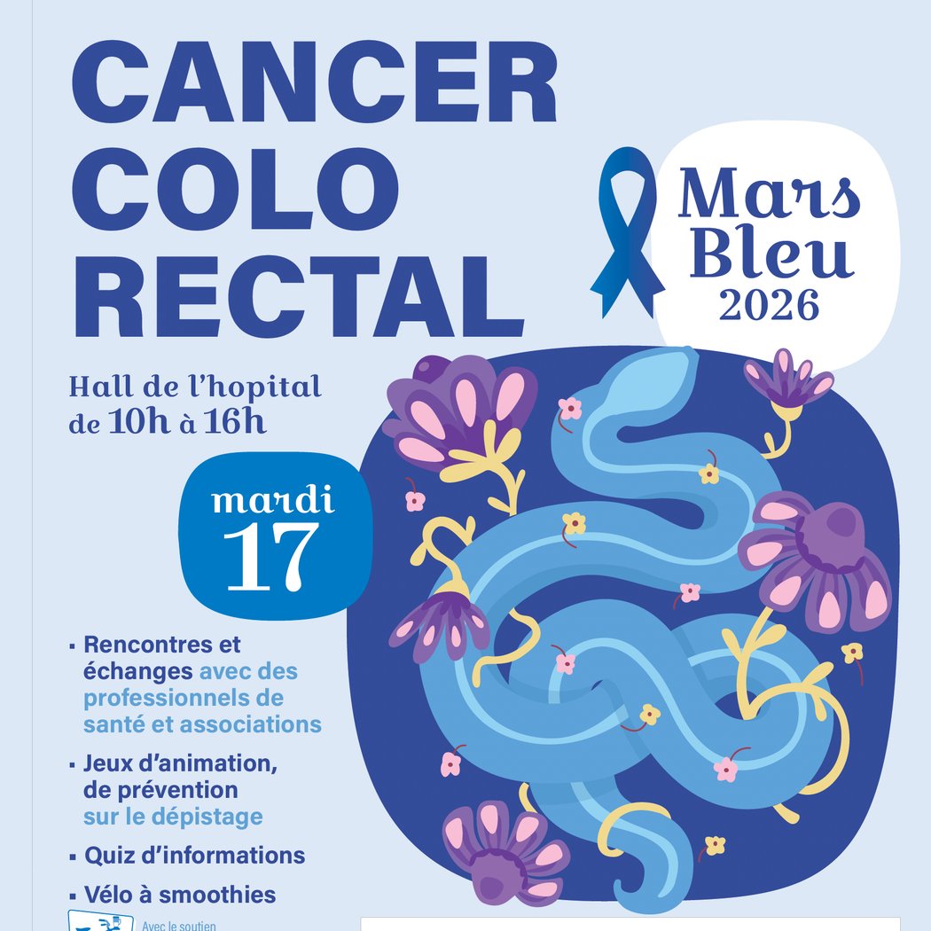 Mars Bleu 2026 : journée de dépistage du cancer colo-rectal 1