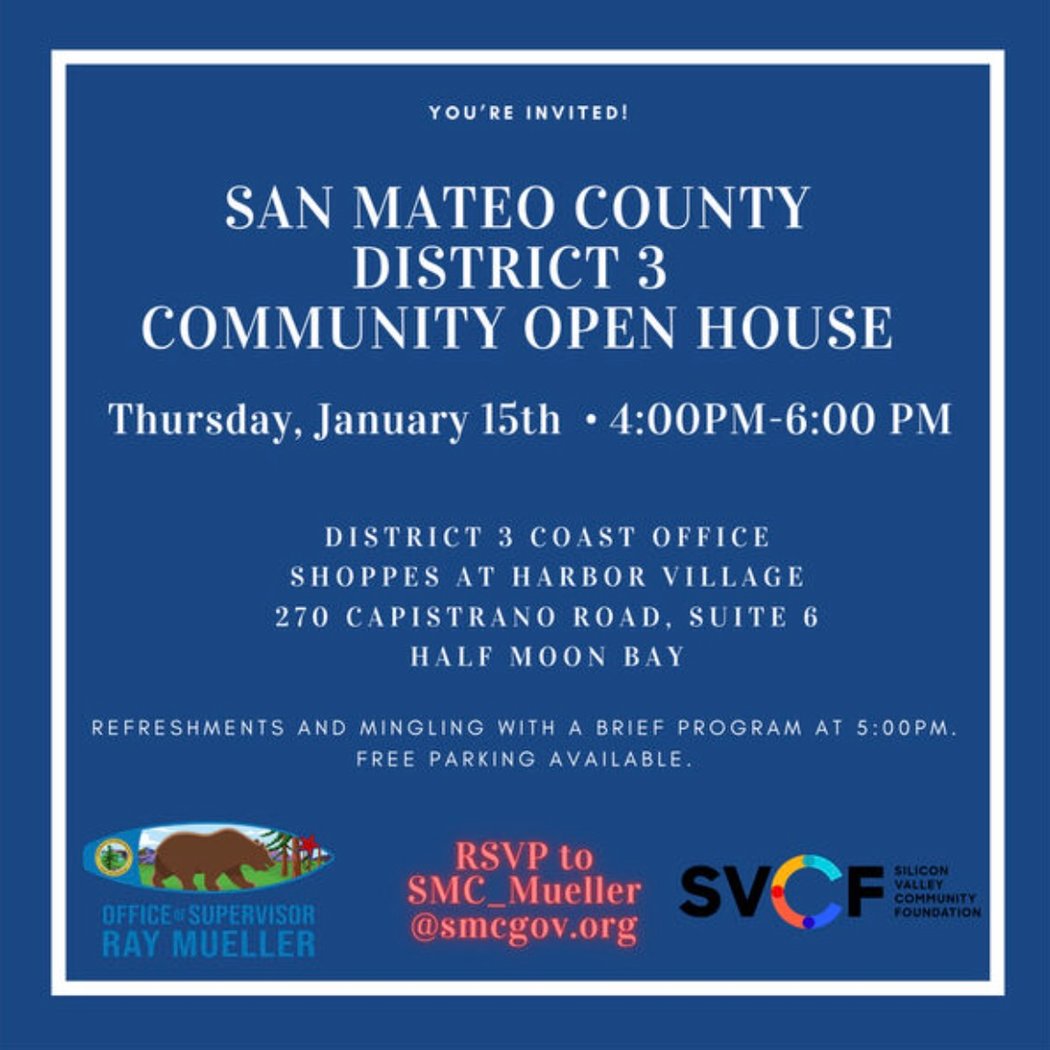 San Mateo County District 3 Community Open House with Supervisor Mueller 1