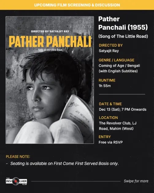 Pather Panchali Film Screening 1